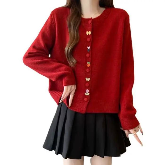Le nouveau pull de couleur unie pour femmes