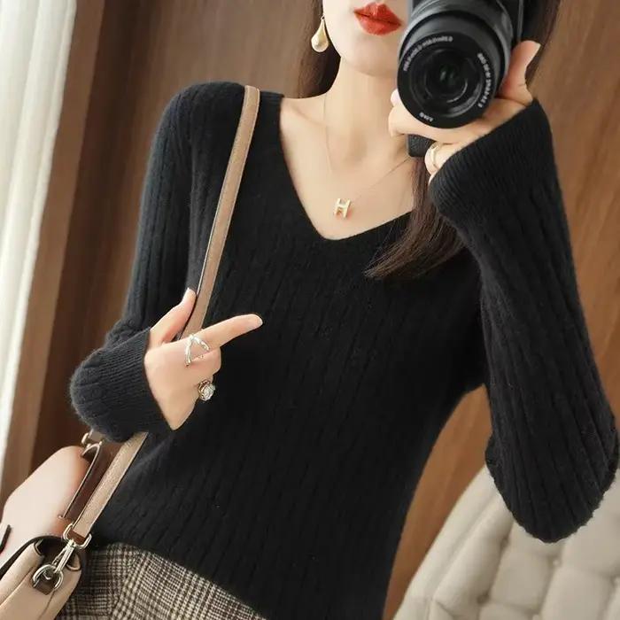 Pull à manches longues pour femme