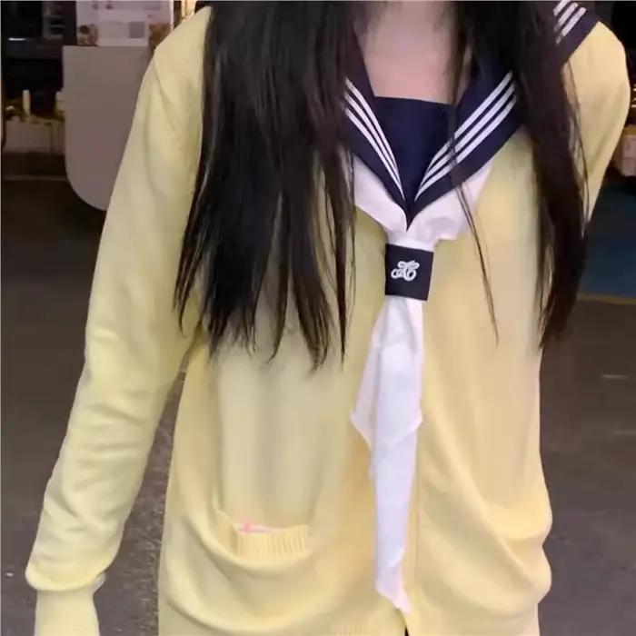 Cardigan en tricot à manches longues JK pour femme