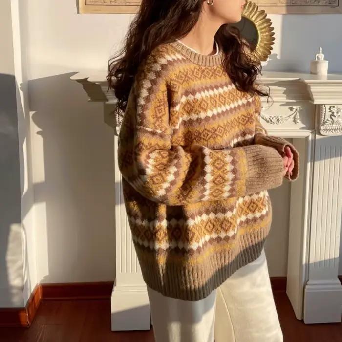 Pull Jacquard pour femme