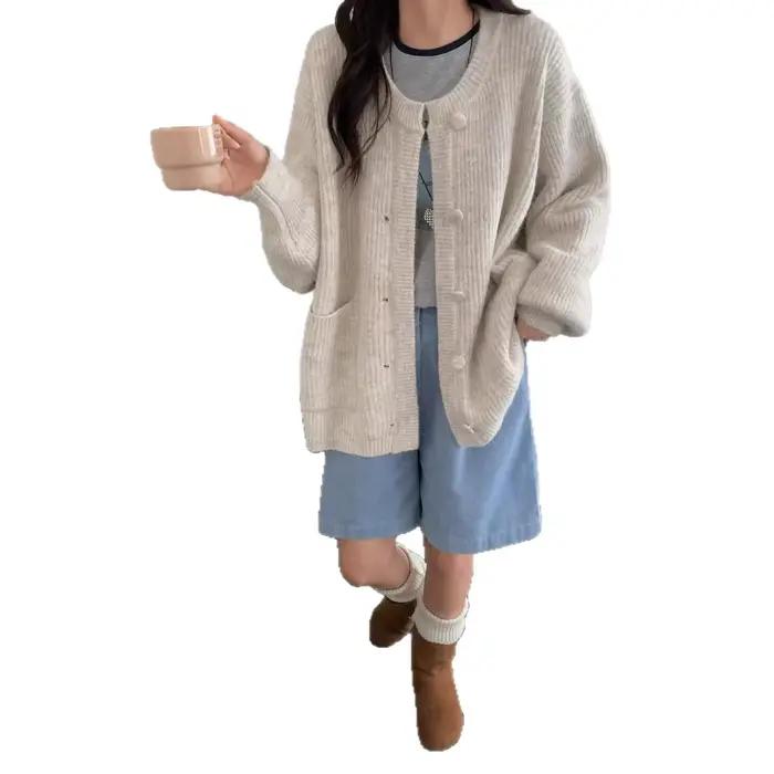 Cardigan pull pour femme pour l'automne et l'hiver