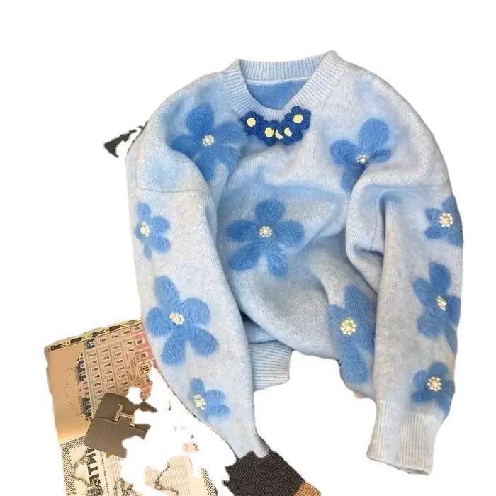 Pull gluant doux pour femmes en automne et en hiver 2025