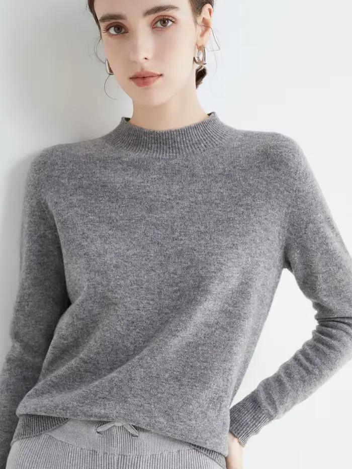 Pull 100% laine mérinos pour femme