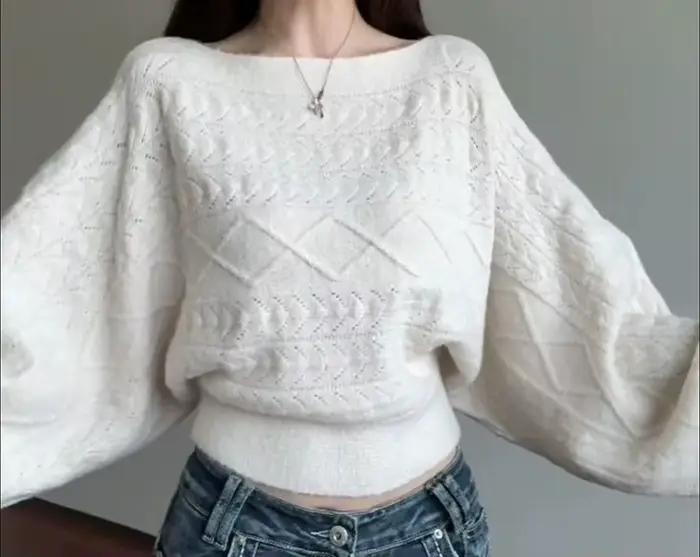 Pull en tricot pour femme