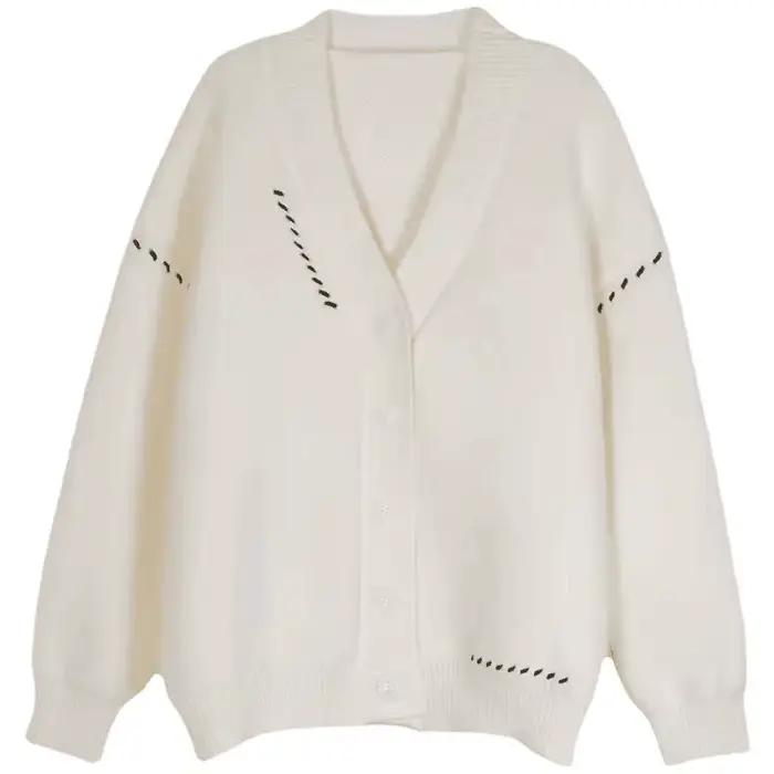 Pull pour femmes en automne hiver col en v