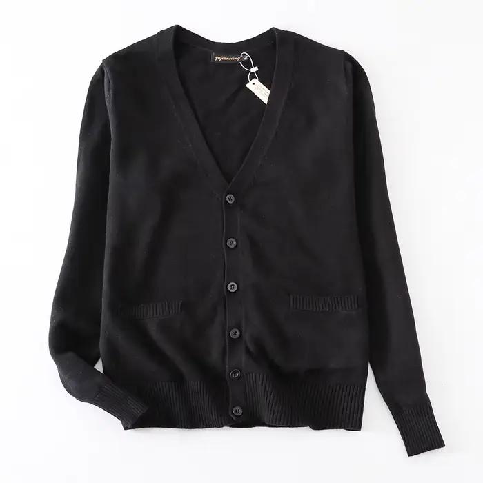 Nouveau pull solide bonbons femmes haut en tricot mode femme Cardigan printemps automne à manches longues adulte veste vêtements mince XXS-2XL