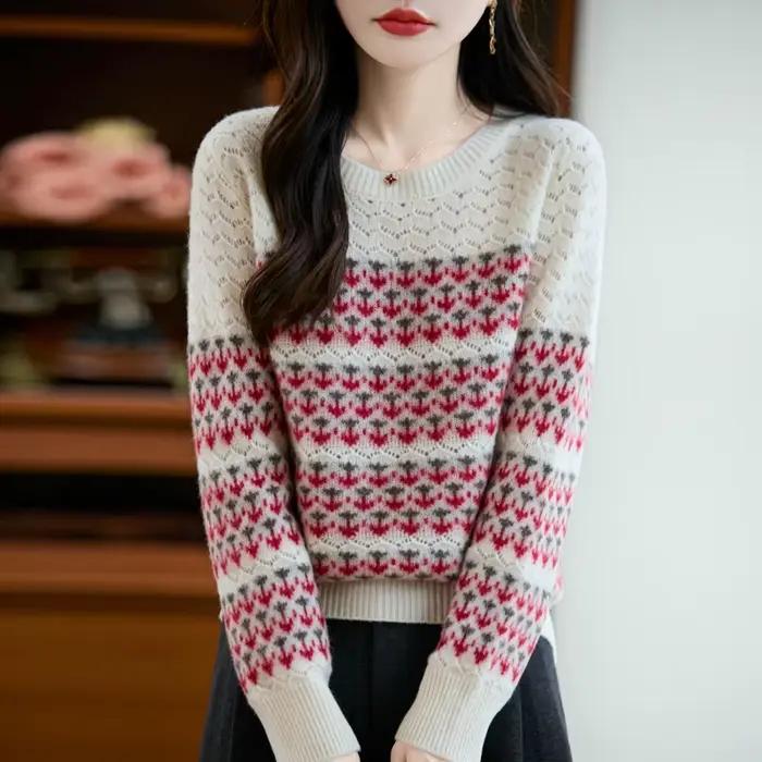 Pull Fair Isle pour femme