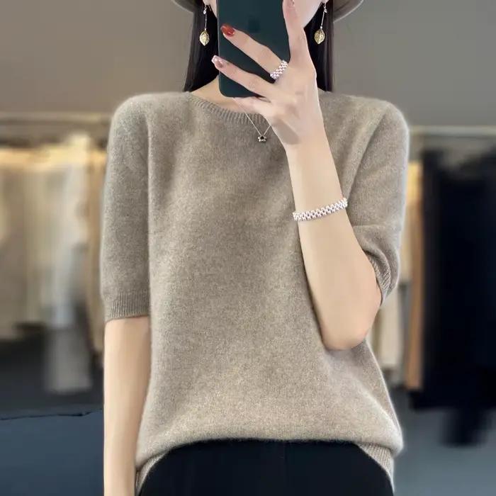 Pull à col rond pour femme
