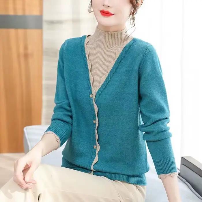 Pull à col mi-haut pour femme