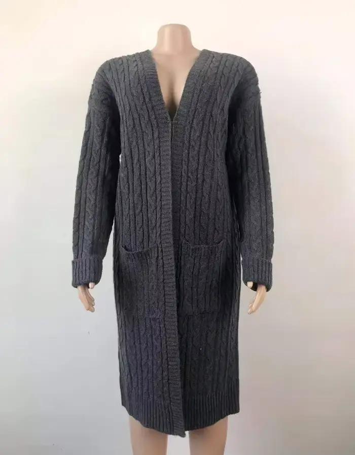 Cardigans longs pour femmes en coton