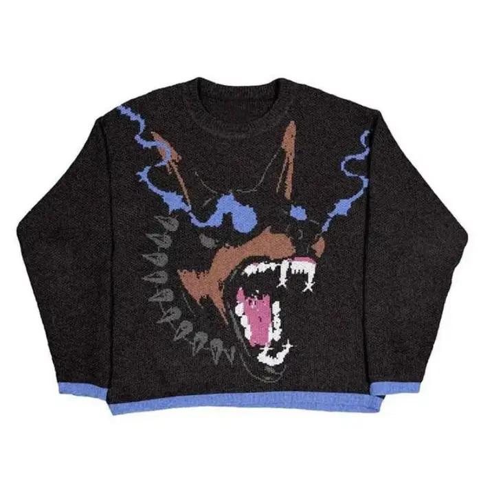 2024 Automne/Hiver Nouveau Chaud Pull Anime Tricoté