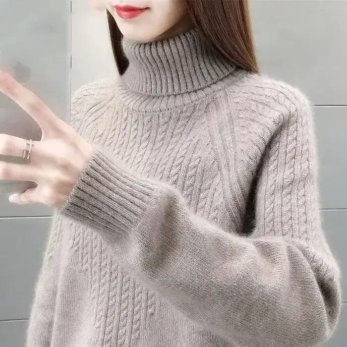 Pull en laine pure pour femme
