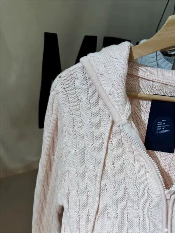 Pull cardigan à fleurs torsadées pour femmes