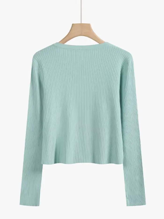 Nouveau Cardigan Femme Tendance 2026 – Gilet Court Léger à Manches Longues – Petite Cape Blusa Féminine