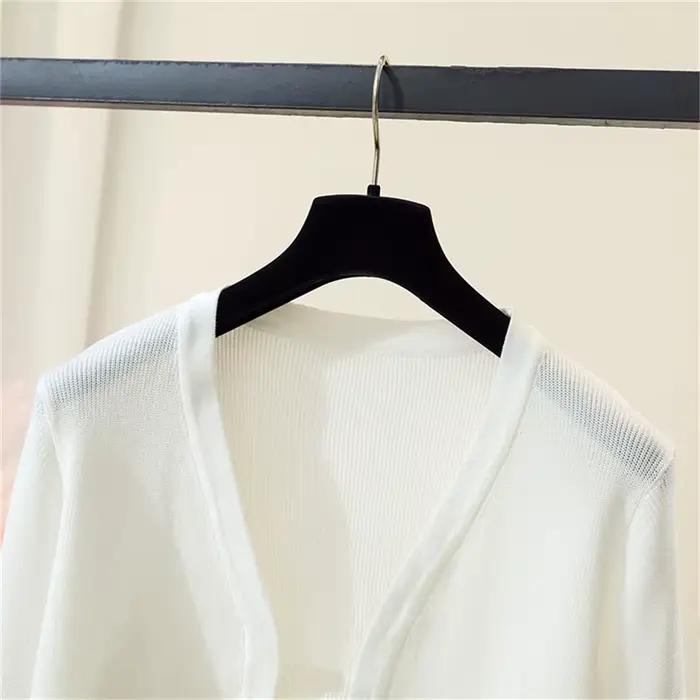Cardigan français avec licou pour femme