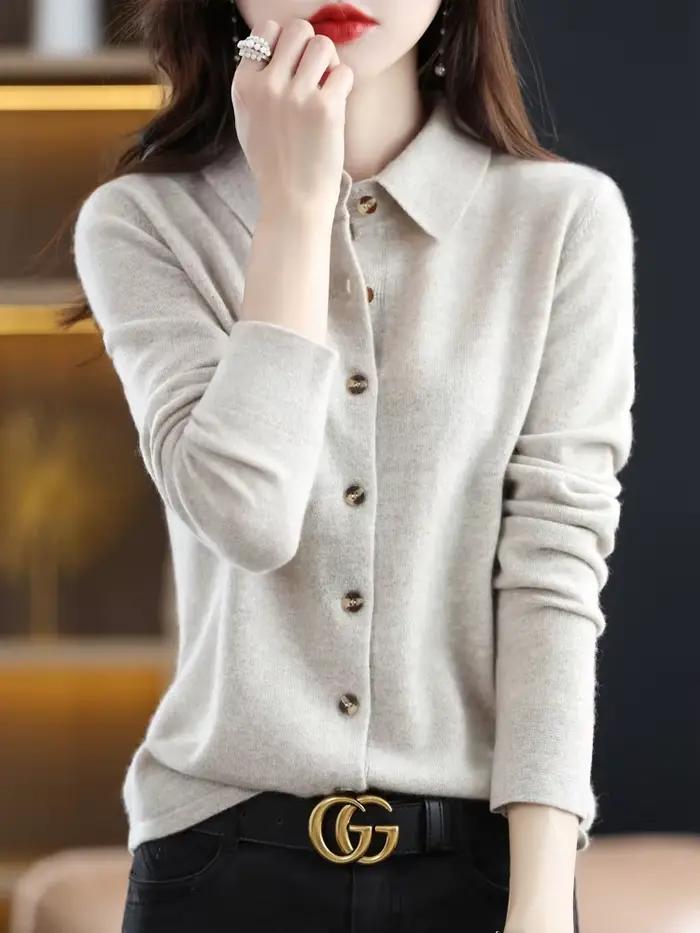 Pull en laine mérinos pour femme