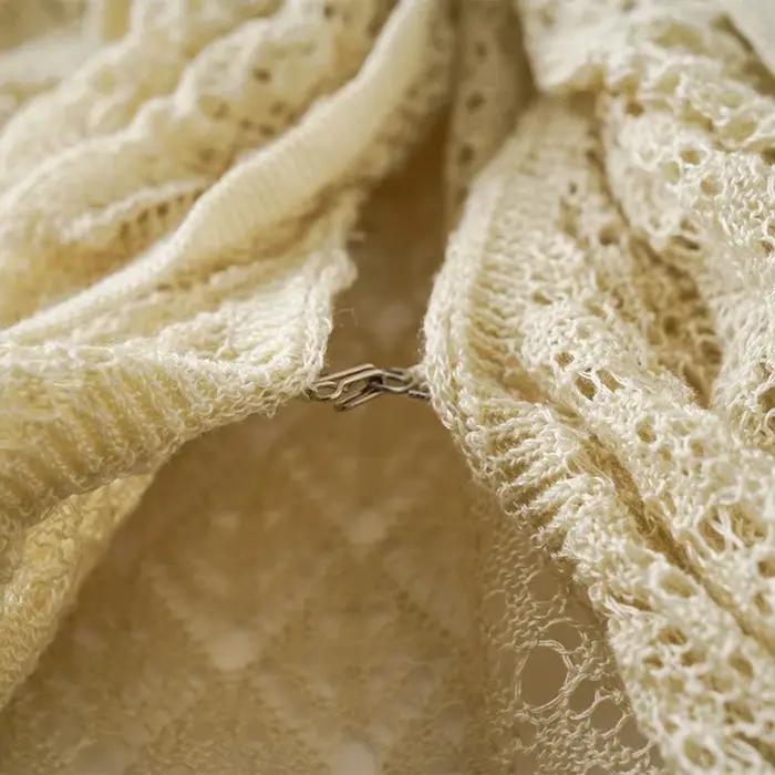 Cardigan en lin mélangé pour femme