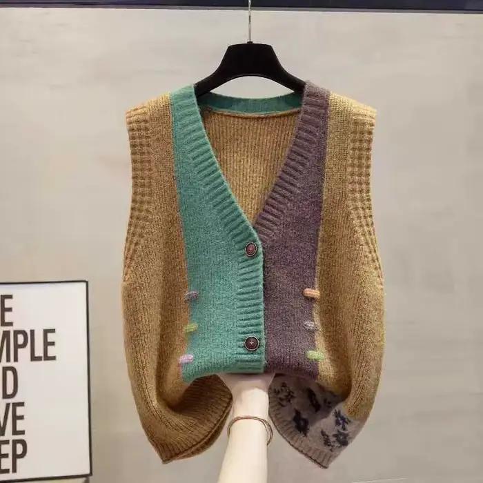 Gilet tricoté pour femmes