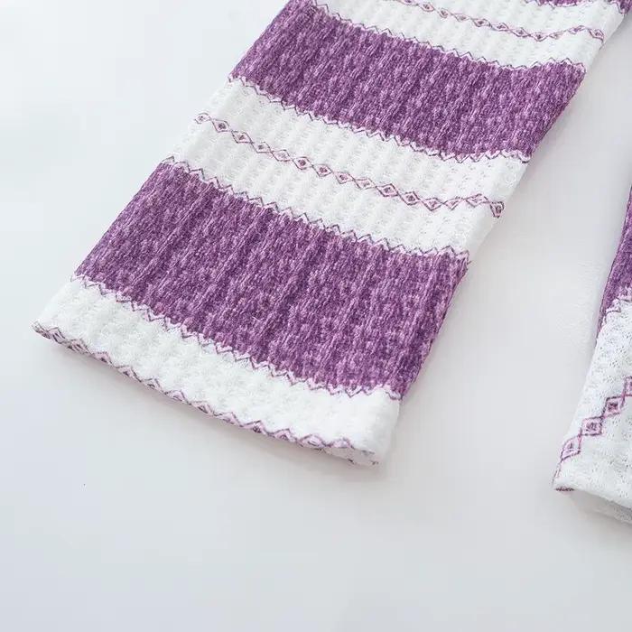 Pull brodé sur mesure en polyester, col en V, style décontracté pour femmes, automne printemps