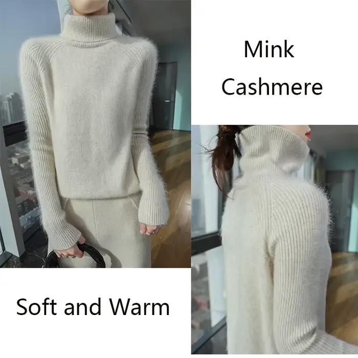 Pull en tricot pour femme automne-hiver 2025