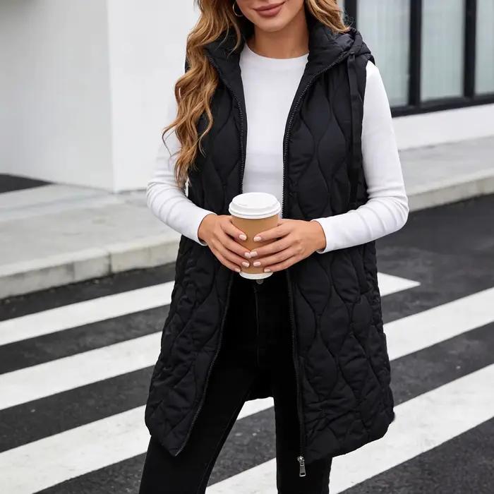 Gilet en coton ample pour femme