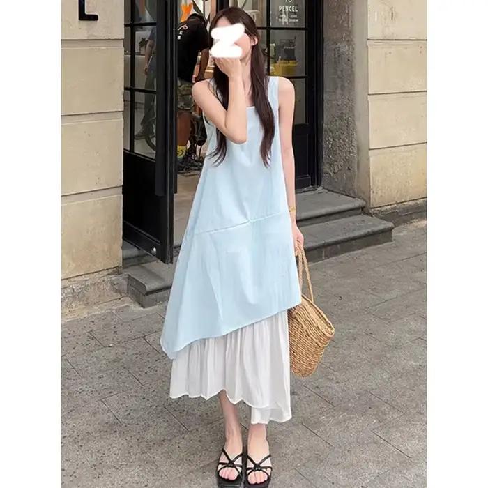 Robe gilet sans manches pour femmes