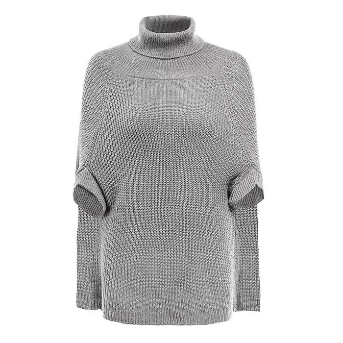 Nouveau pull femme automne 2025 poncho style streetwear écharpe élégant pour femmes occassions spéciales