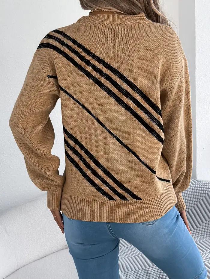 Pull à Texture sergé pour femmes