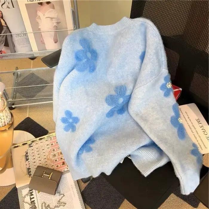Pull gluant doux pour femmes en automne et en hiver 2025