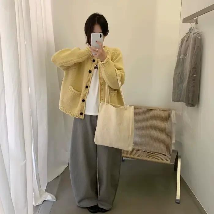 Cardigan pull doux pour femmes