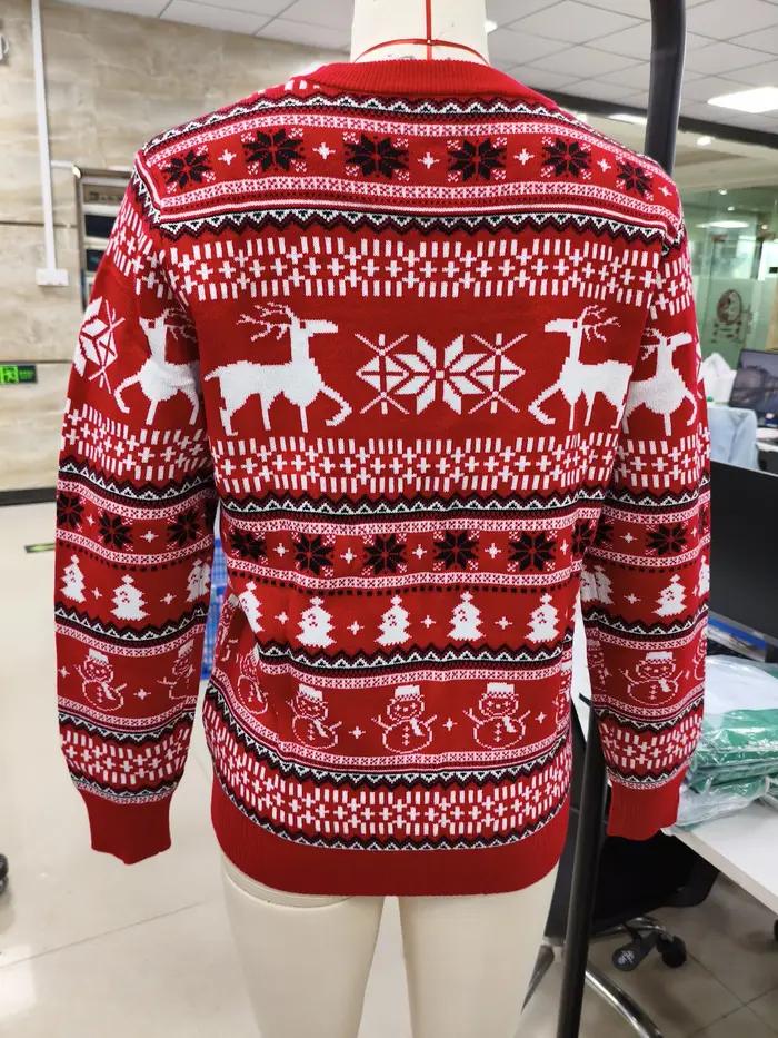 Pull de noël en tricot pour femmes
