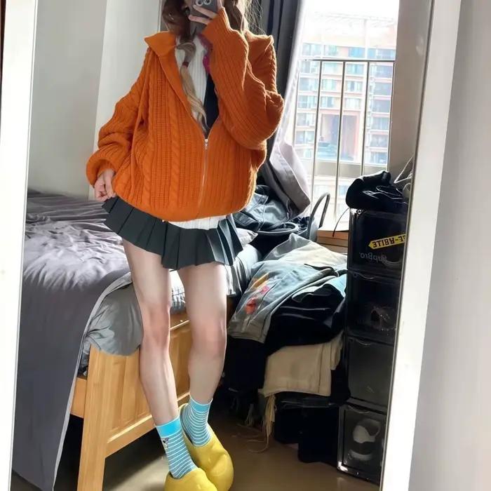 Pull à capuche en tricot torsadé paresseux