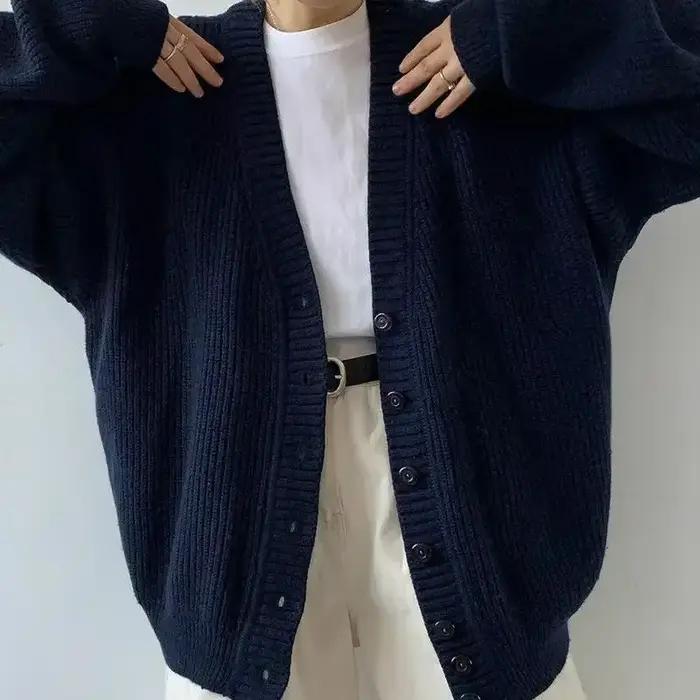 Pull bleu marine pour femme
