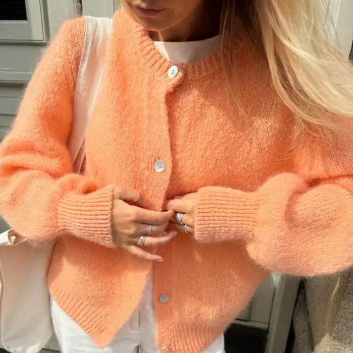 Cardigans Orange pour femmes