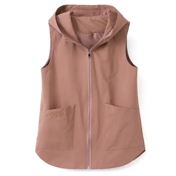 Gilet mi-long pour femme
