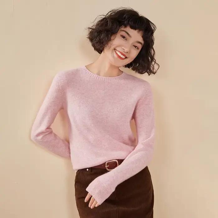 Pull-over pour femme en cachemire pur à 100 %
