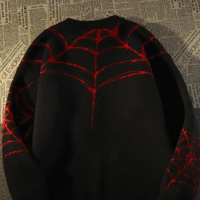 Pull à trous d'araignée pour femme