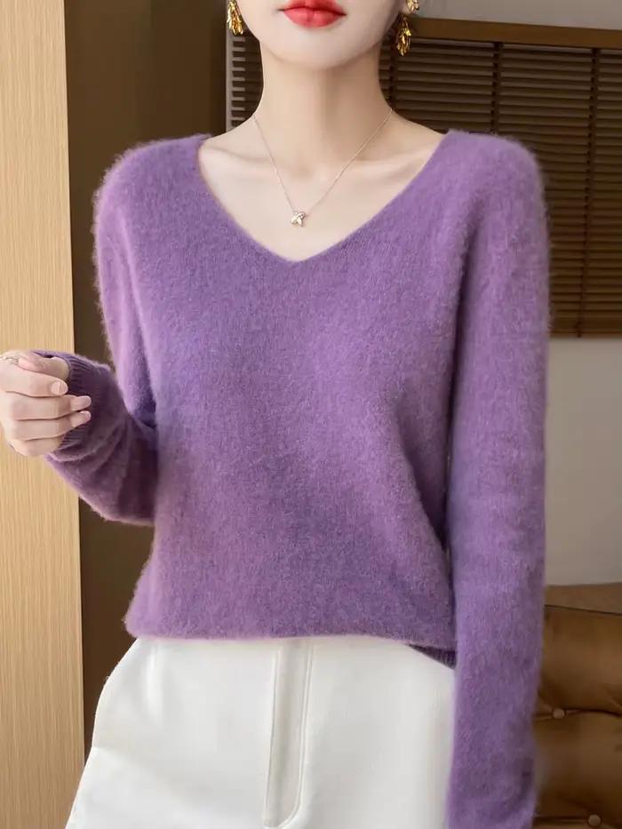 Pull en laine mérinos fine pour femme