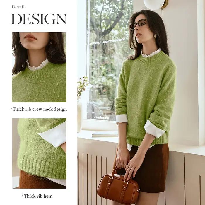 Pull en maille style français OLrain pour femme