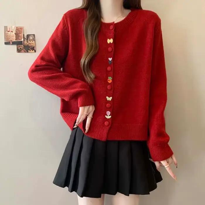 Le nouveau pull de couleur unie pour femmes