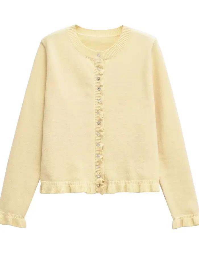 Cardigans en tricot polyvalents pour femme