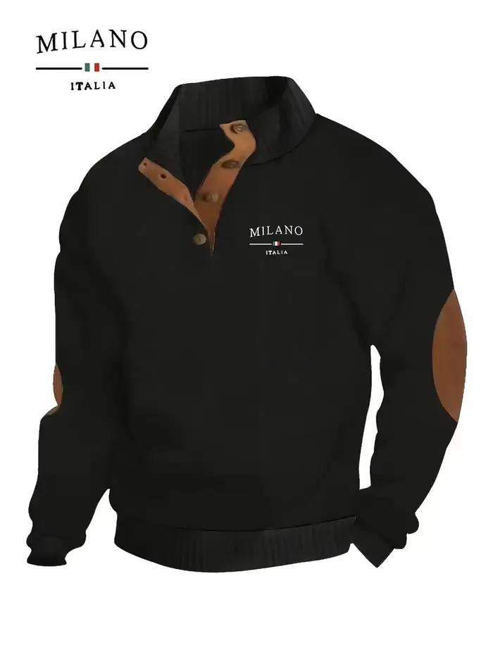 Le nouveau sweat à capuche à col montant tendance 2025 est à la mode et populaire