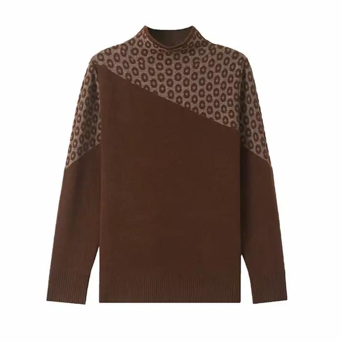 Pull mode coréenne basique tricoté hauts femmes