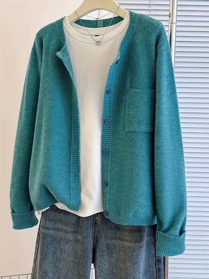 Cardigan à boutons sur le devant