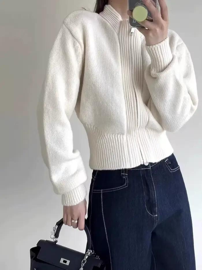 Cardigan rétro français pour femmes