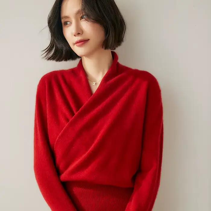 Pull-over 100 % cachemire pour femme