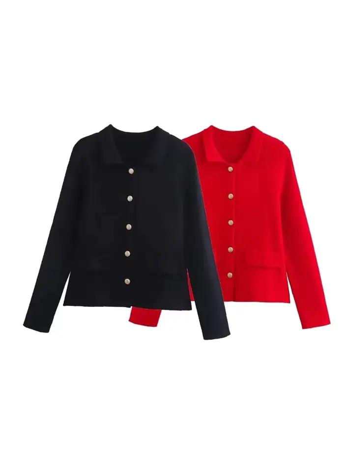 Cardigan en tricot pour femme HH