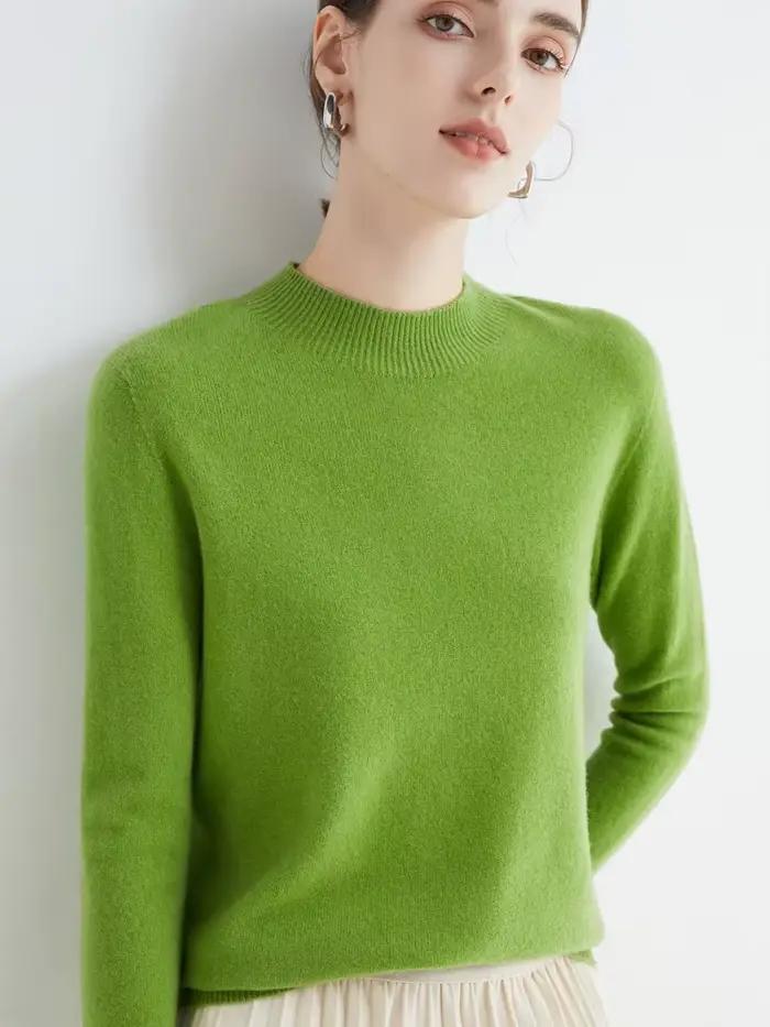 Pull 100% laine mérinos pour femme