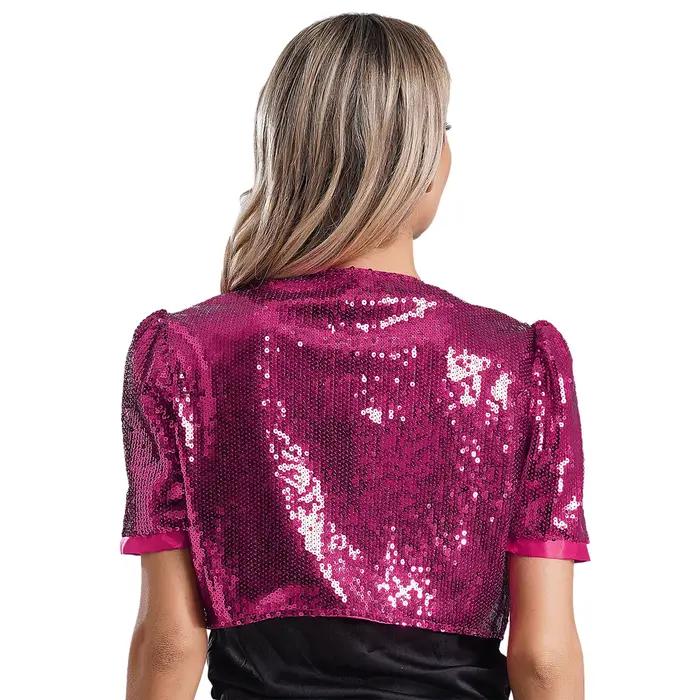 Veste à paillettes pour femmes