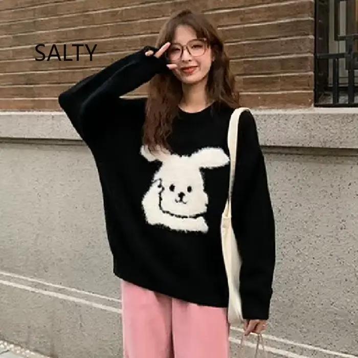 Pull femme 2025 automne et hiver nouveau Design coréen doux gluant polyvalent haut tricoté